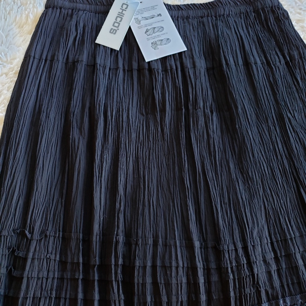 Chico's Design Black Skirt